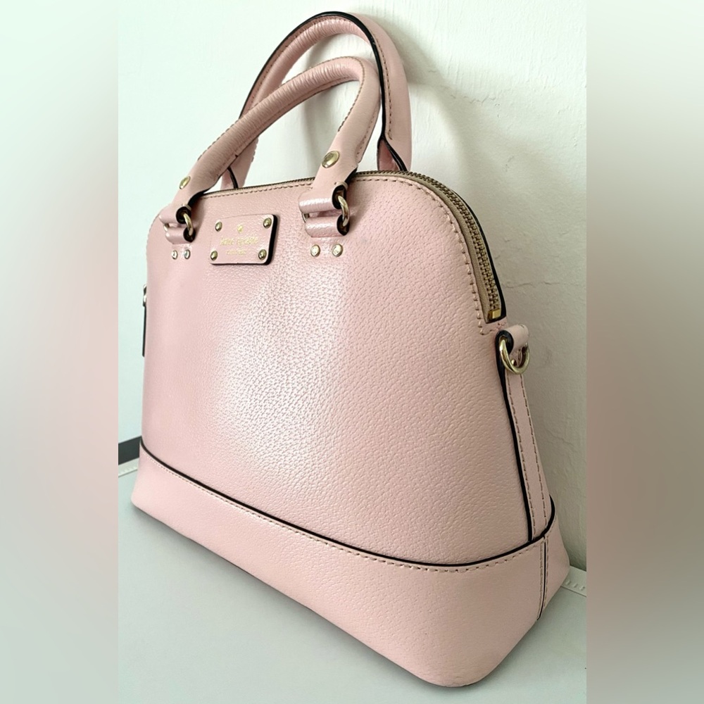 Kate Spade Set New York Grove Street Neda Pink Satchel Bag and Wallet Zip around - Picture 6 of 16